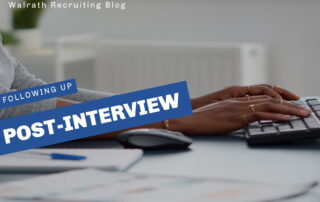 Learn how to properly follow up after an interview!